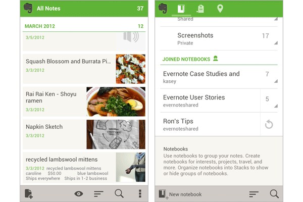 Evernote  Android   